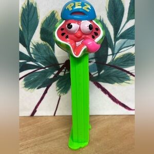 Sourz Watermelon PEZ candy dispenser, produced in 2001 . Vintage